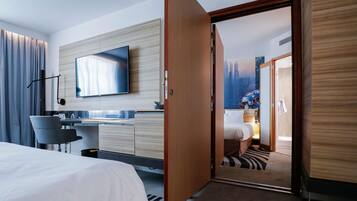 Premium bedding, minibar, in-room safe, desk