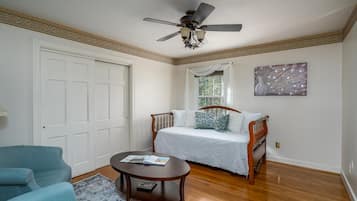 Premium bedding, individually decorated, individually furnished