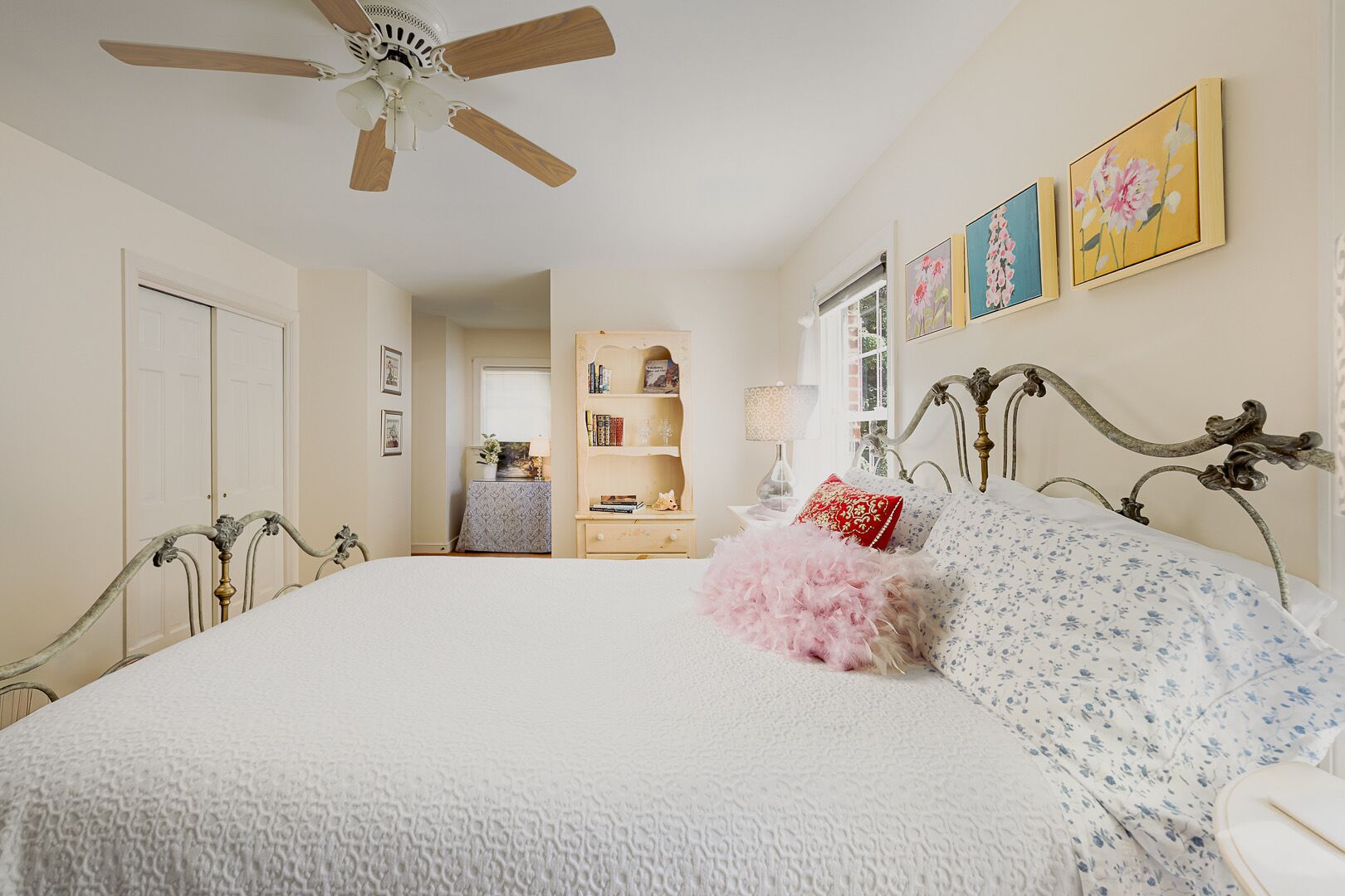 Premium bedding, individually decorated, individually furnished