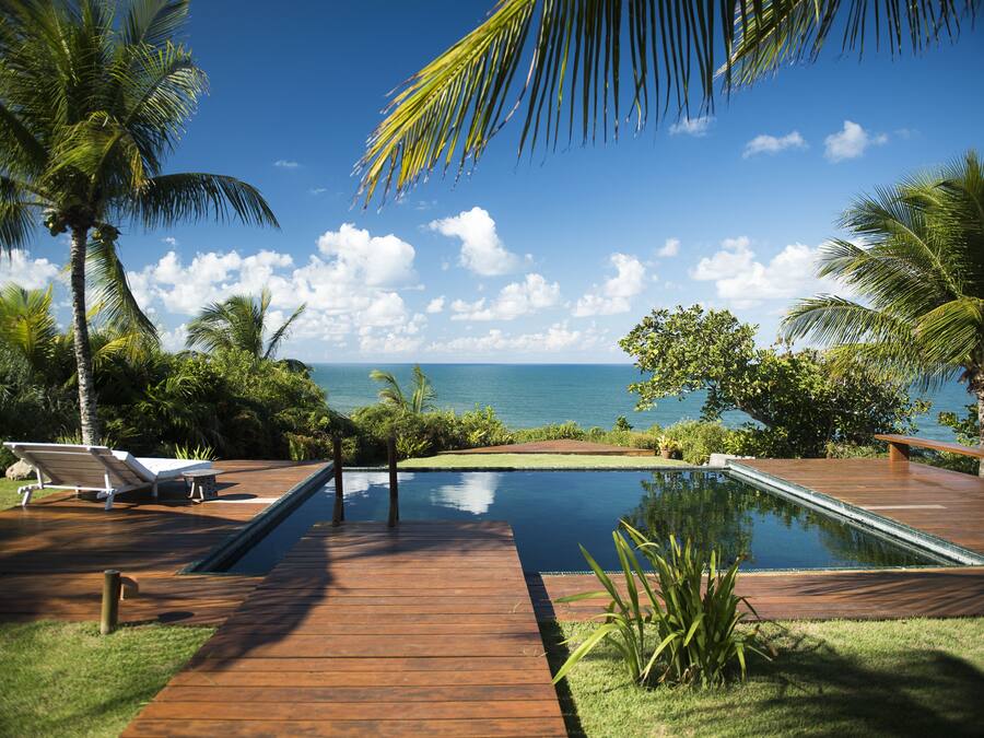 5 outdoor pools, pool umbrellas