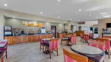 Free daily buffet breakfast