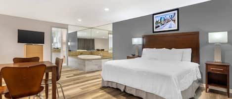 Suite, 1 King Bed, Non Smoking | Cots/infant beds, free WiFi, bed sheets