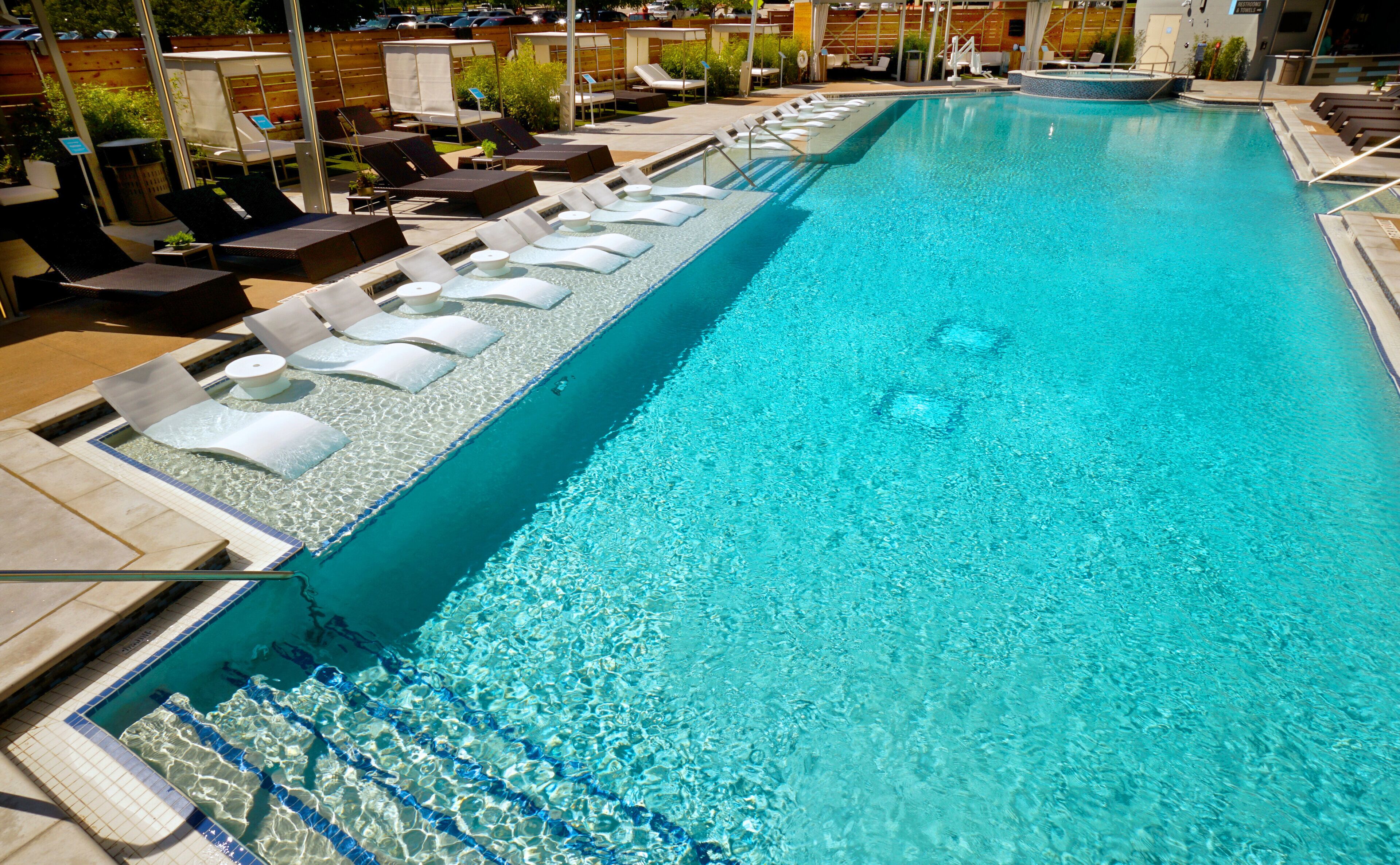 2 outdoor pools, open 8:00 am to midnight, pool cabanas (surcharge)