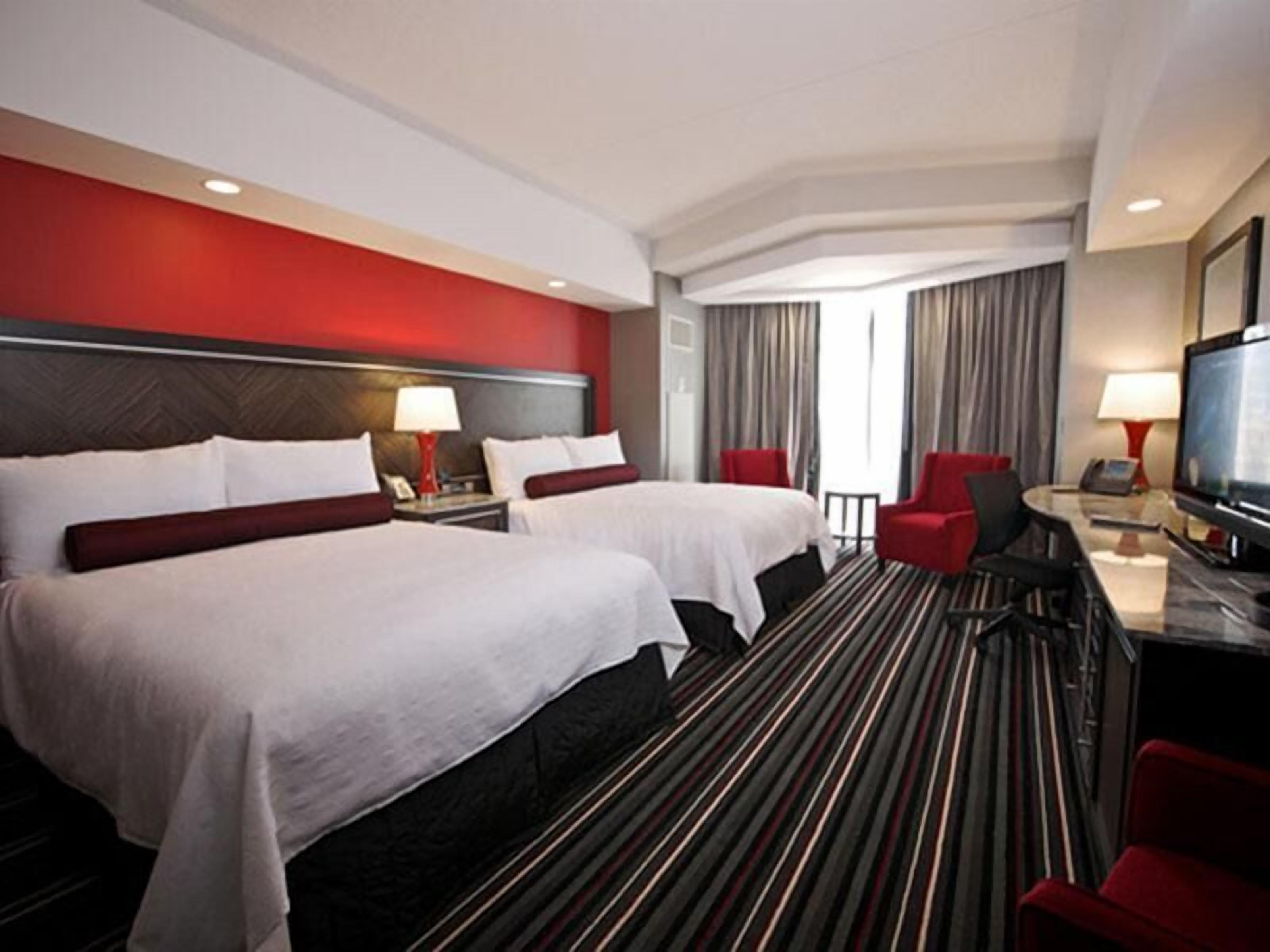 In-room safe, desk, laptop workspace, blackout curtains