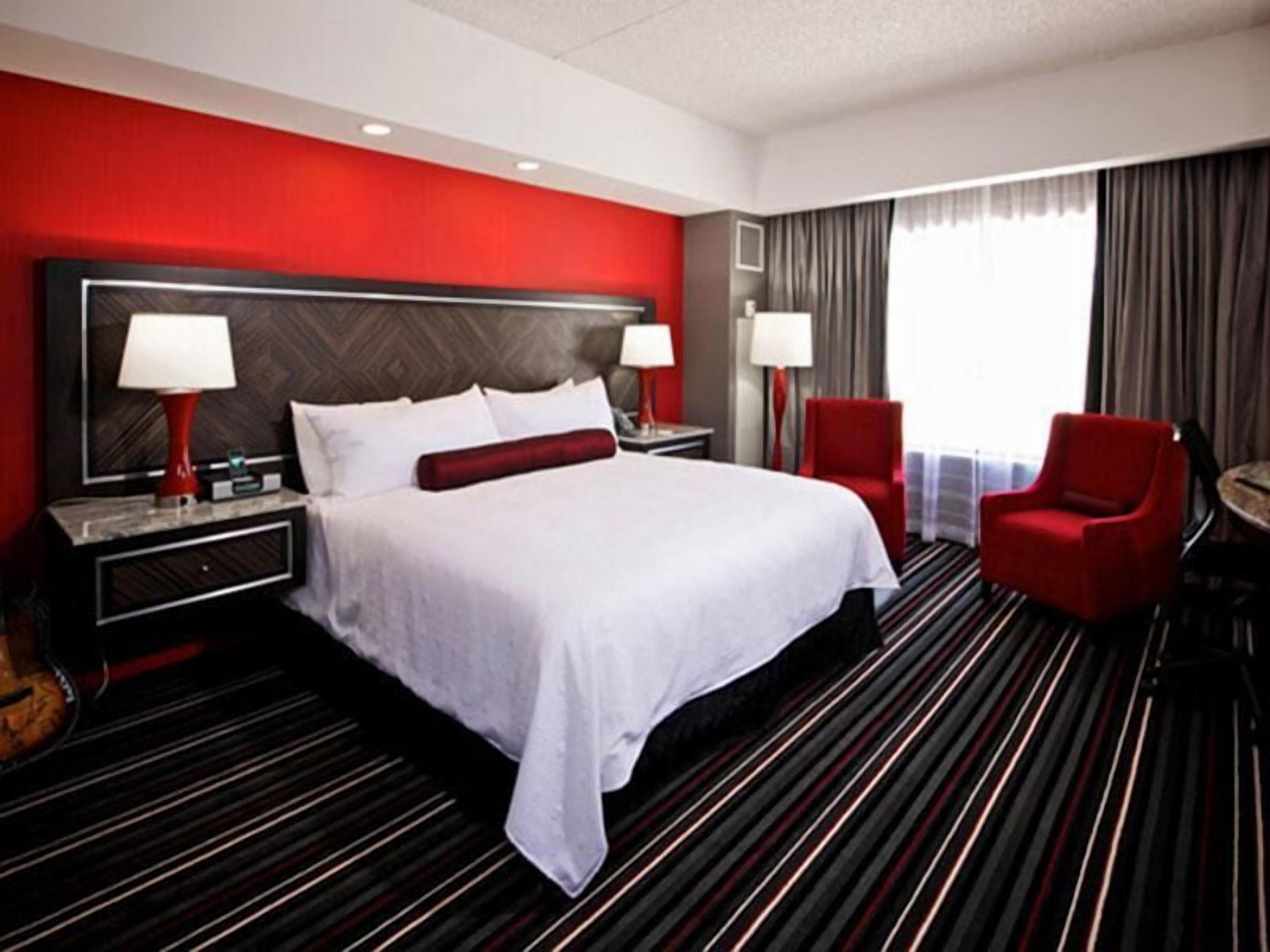 In-room safe, desk, laptop workspace, blackout curtains