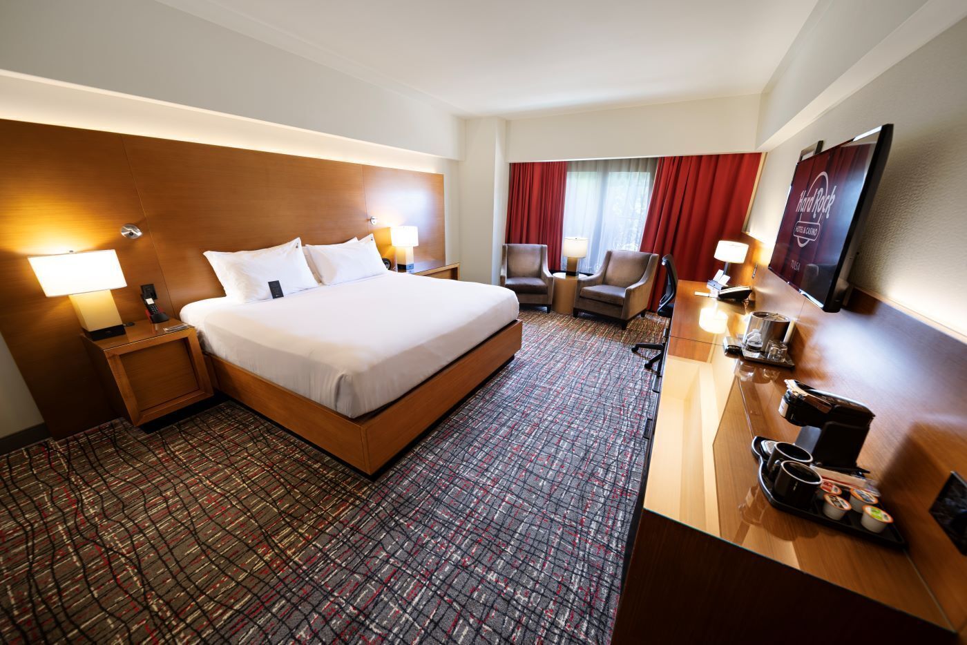 Chambre Standard, 1 très grand lit, dans la tour (Cherokee)