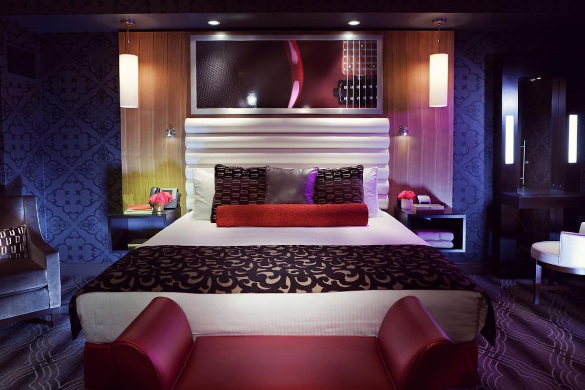 In-room safe, desk, laptop workspace, blackout drapes