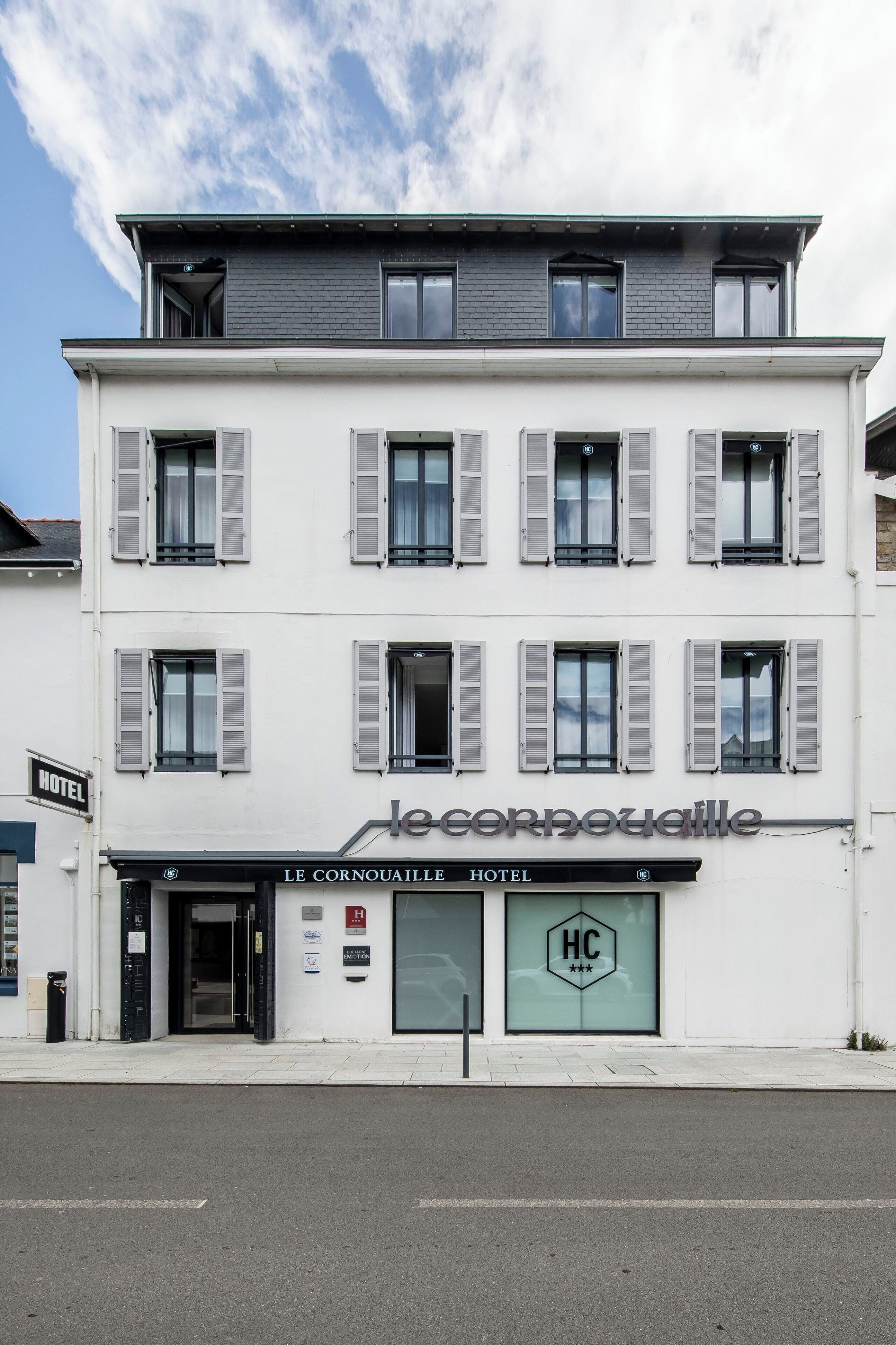 Overnatningsstedets facade