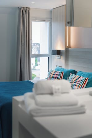 Literie de qualité supérieure, coffres-forts dans les chambres