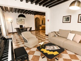 Sala de estar en el lobby