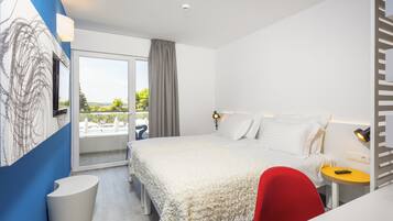 Superior dubbelrum - balkong - utsikt mot poolen | Utsikt frÄn rummet