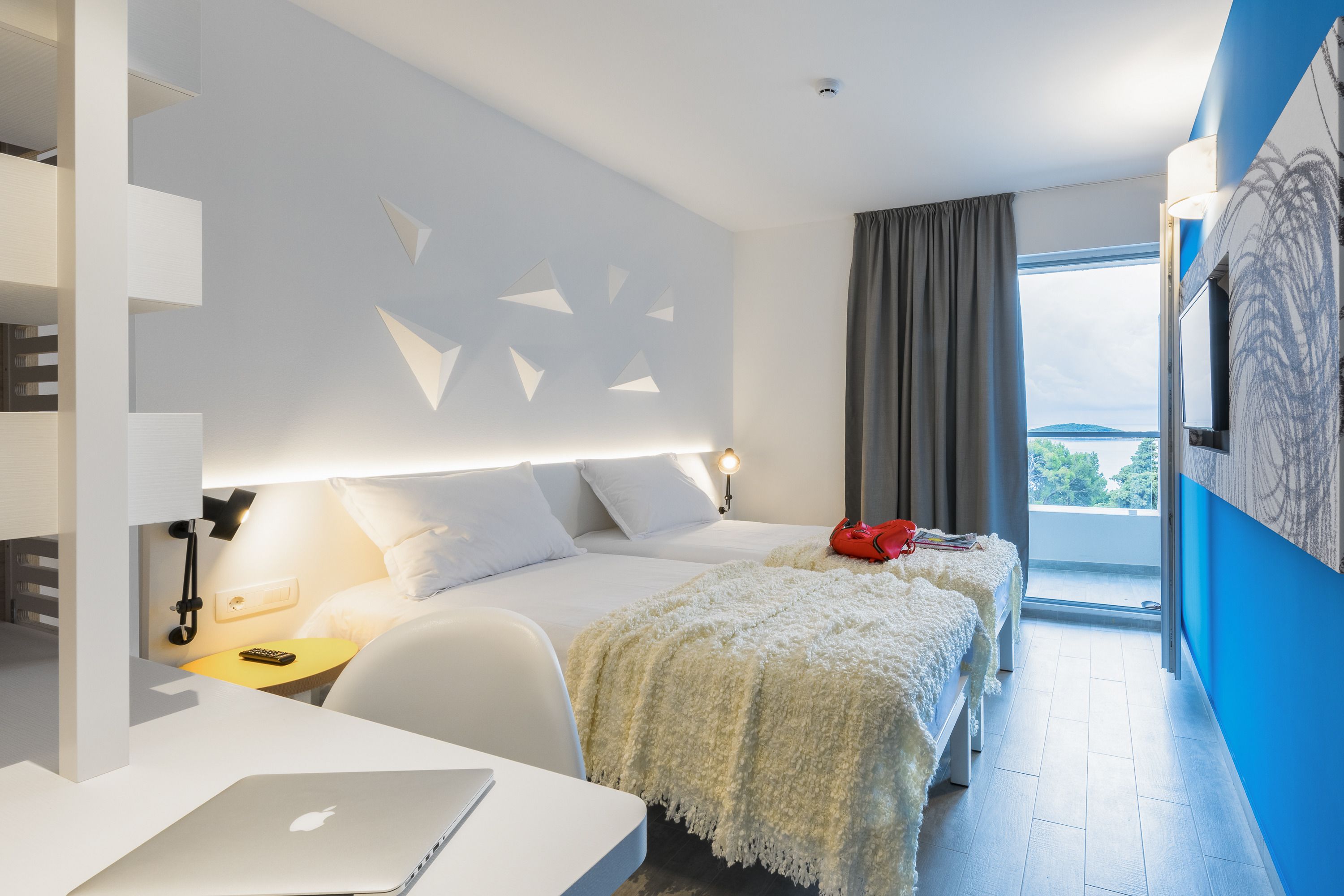 superior double room, balcony, sea view | view from room