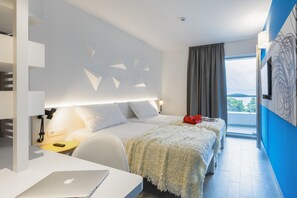 Chambre Double Supérieure, balcon, vue mer | Vue de la chambre