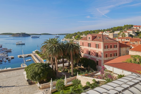 Presidential Penthouse, Balcony, Sea View | Balcony view - Palace Elisabeth Hvar Hotel (Hvar)