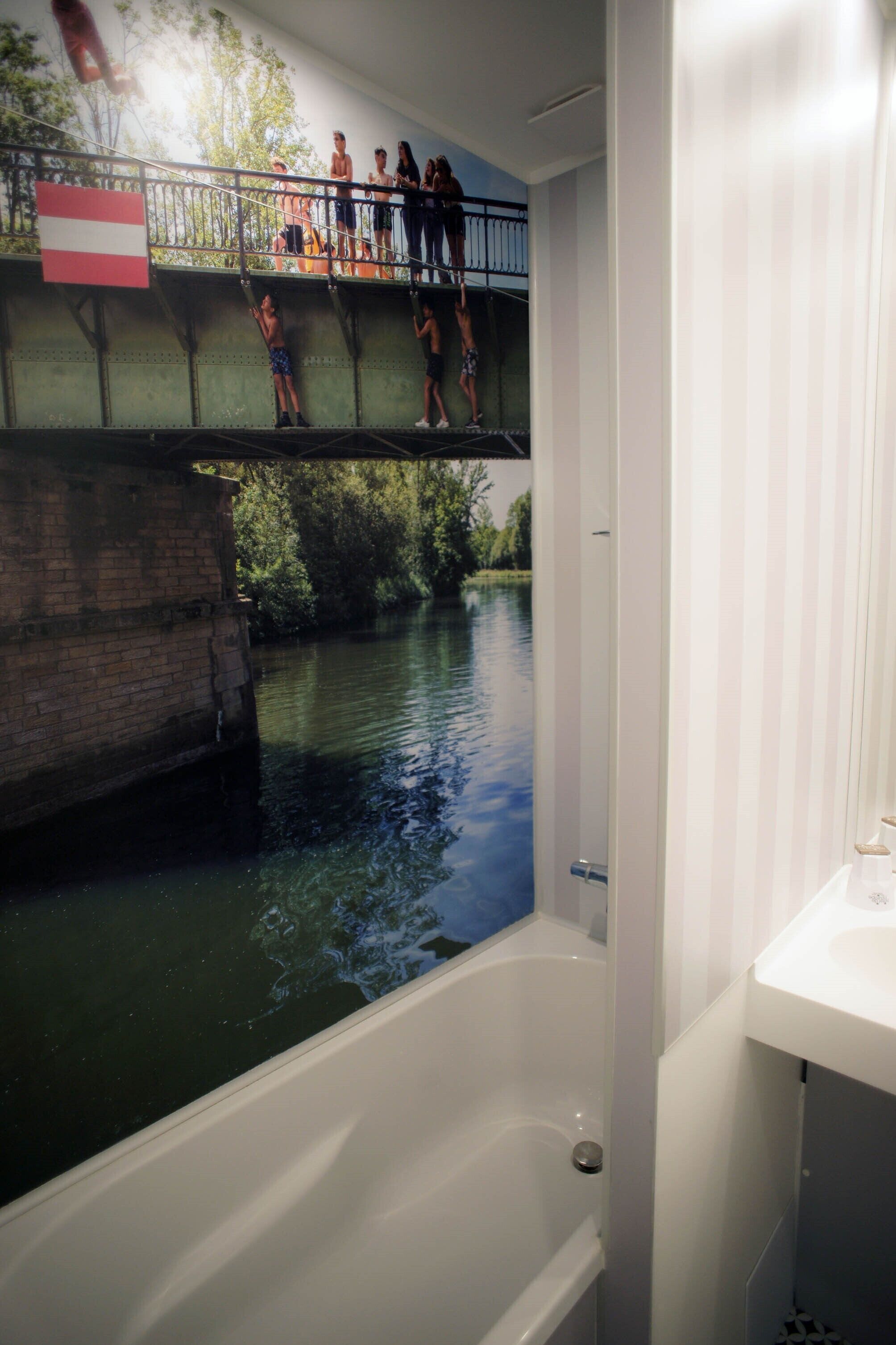 quadruple room | bathroom | shower, free toiletries, hair dryer, towels