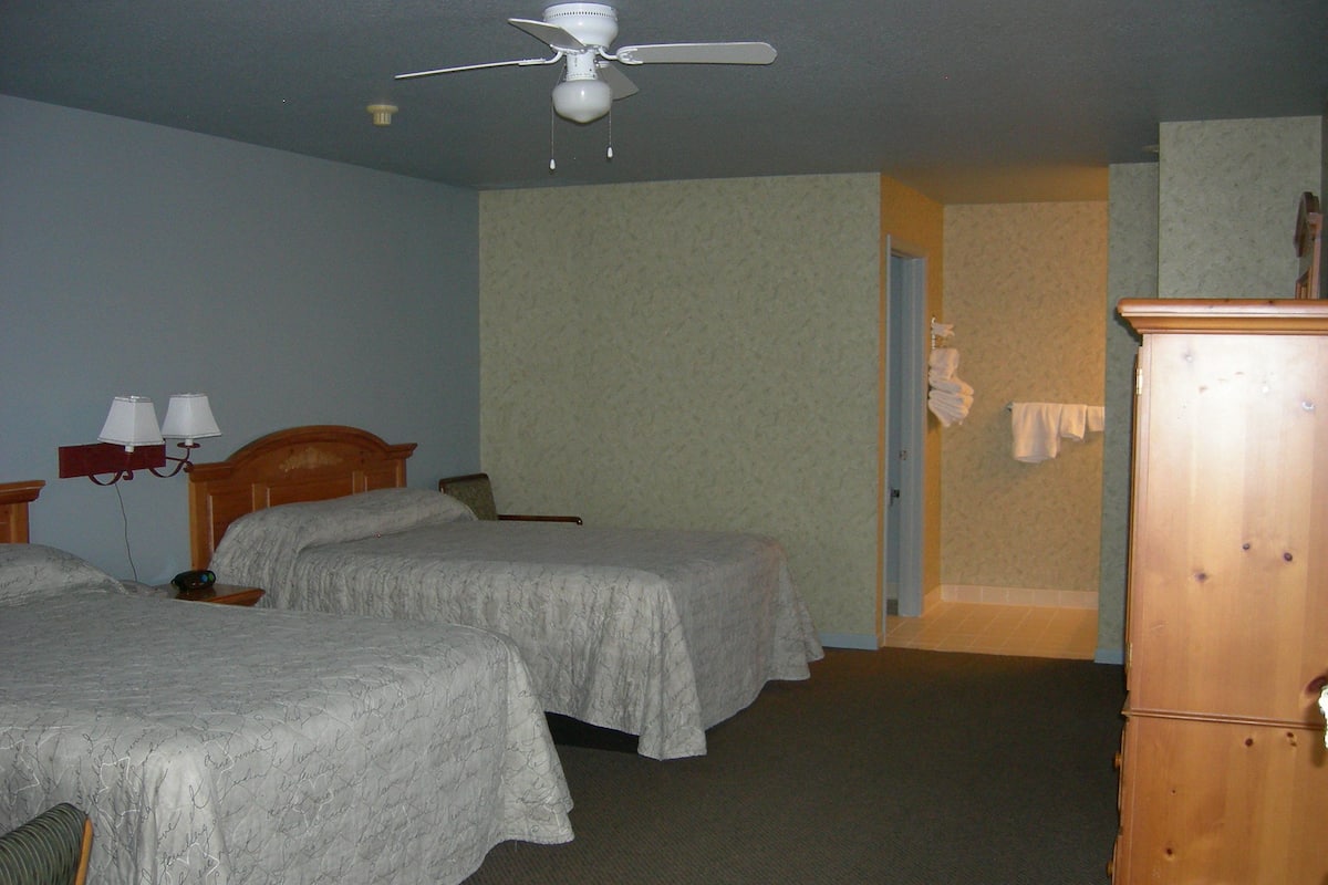 Standard Room, 2 Queen Beds | Individually furnished, desk, blackout drapes, free WiFi