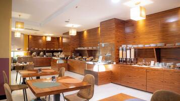 Daily buffet breakfast (EUR 15 per person)