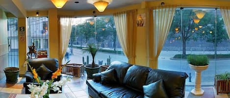 Zona de estar del vestíbulo