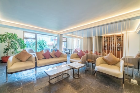 Sala de estar en el lobby