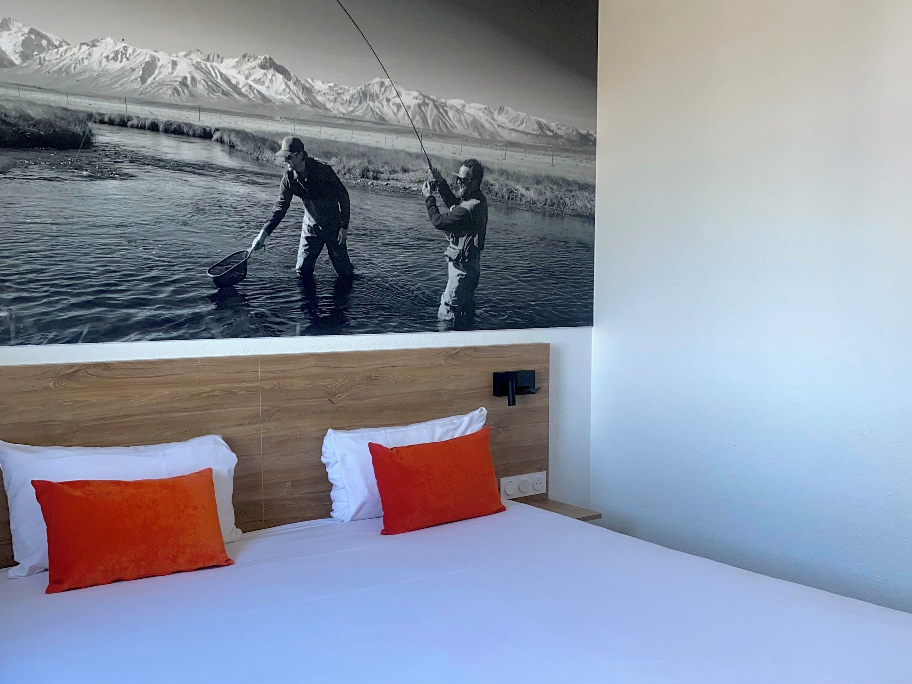 standard double room | premium bedding, desk, blackout curtains, soundproofing