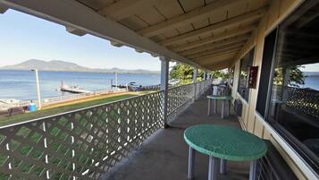 Room, 2 Queen Beds, Lake Front, No Pets Allowed | Balcony