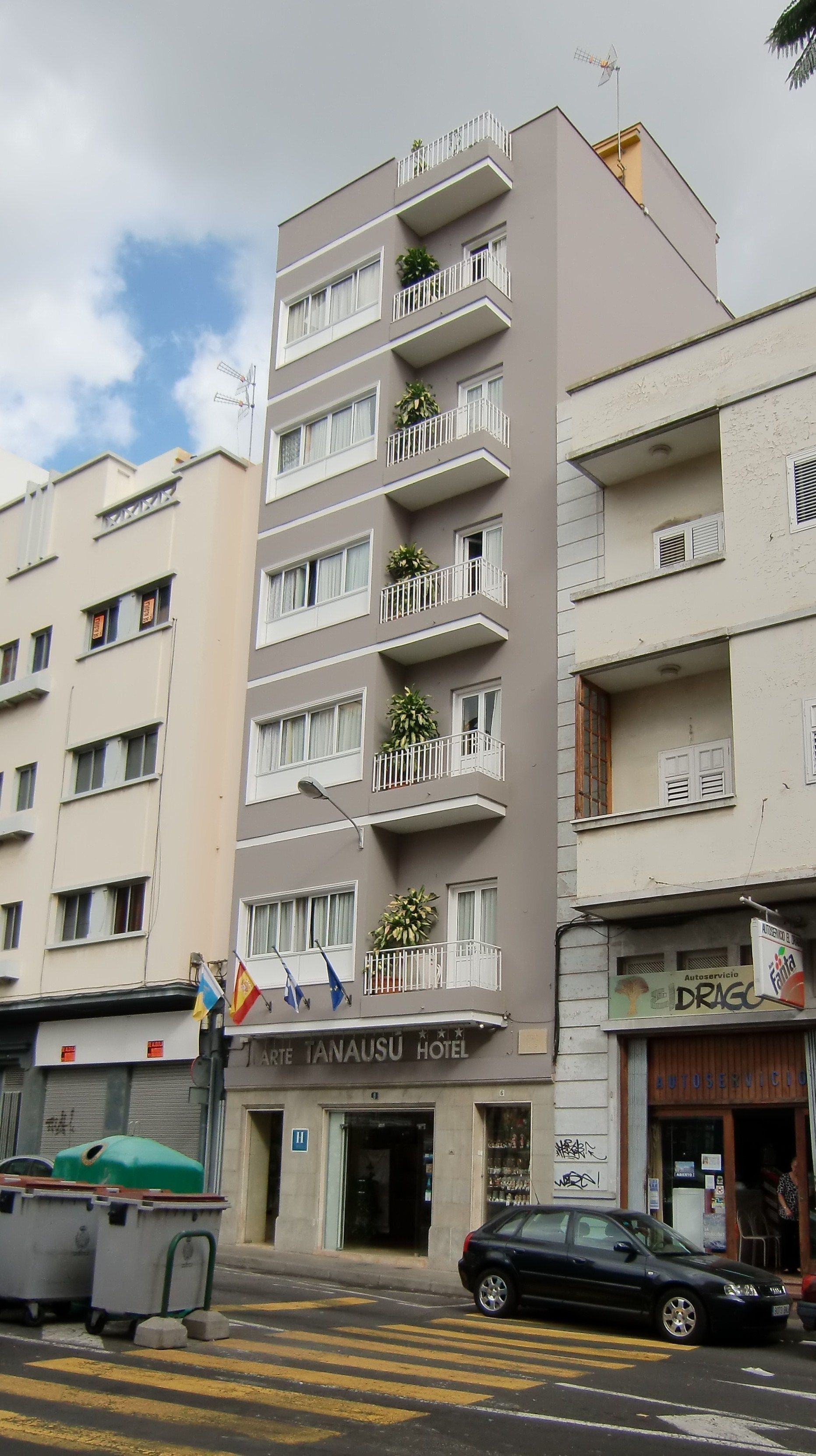 Fachada del alojamiento
