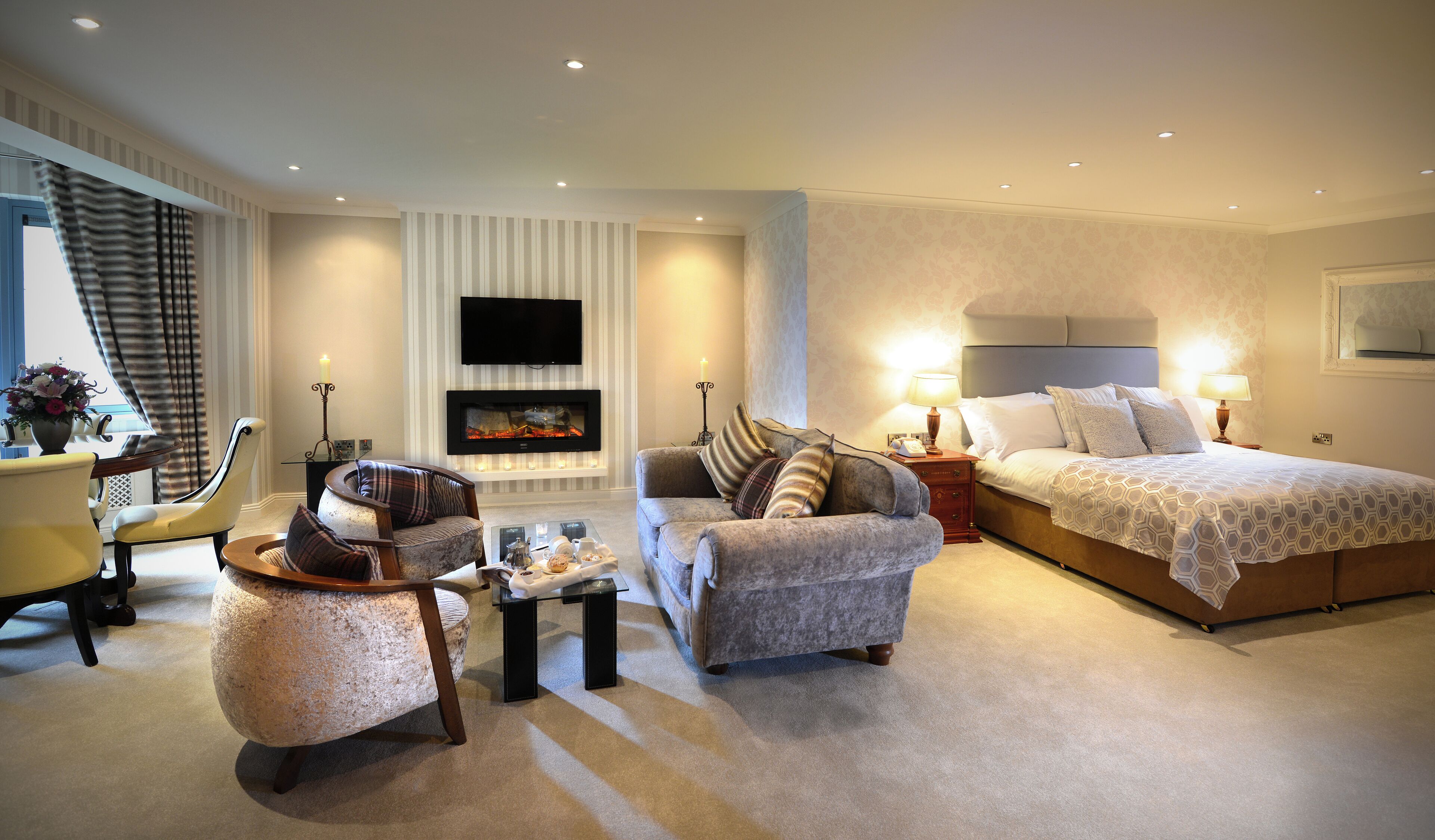 Desk, blackout curtains, iron/ironing board, free WiFi