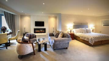 Desk, blackout curtains, iron/ironing board, free WiFi