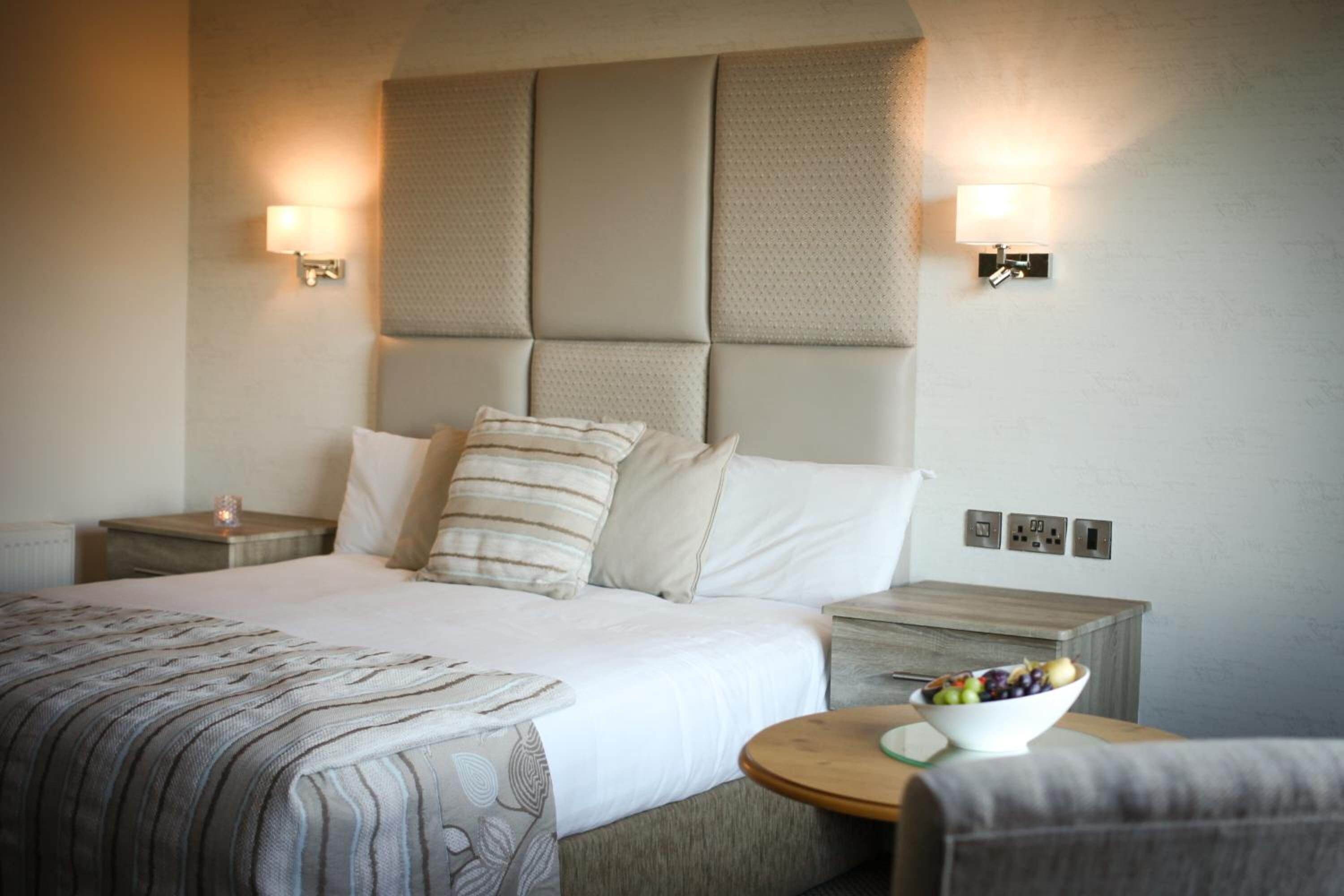 1 bedroom, desk, blackout curtains, iron/ironing board