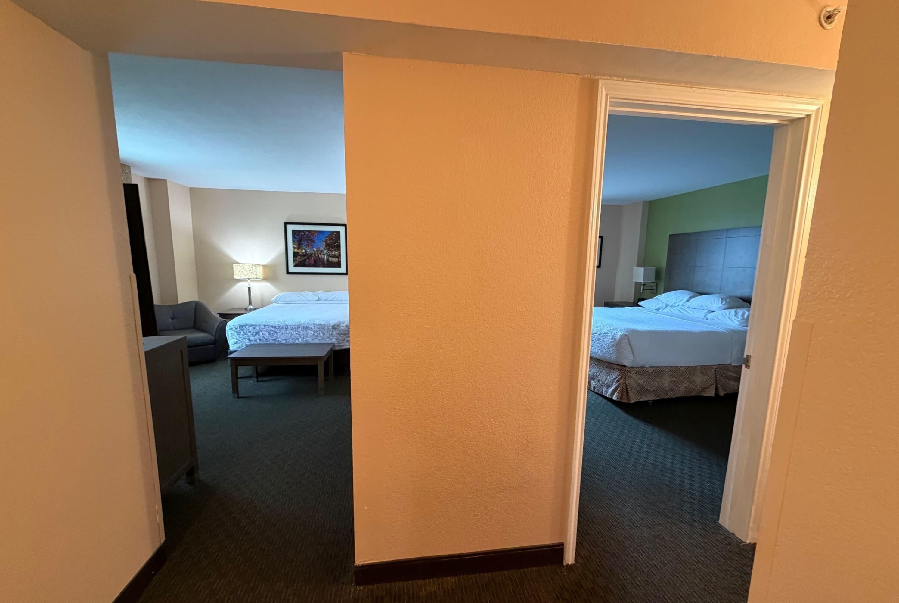 1 King Bed and 1 Full Bed, 2 Bedroom Suite, Non-Smoking | Premium bedding, pillow-top beds, in-room safe, desk