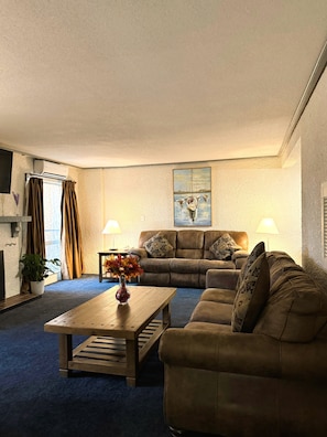 Luxury-Apartment, 1 King-Bett | Wohnbereich
