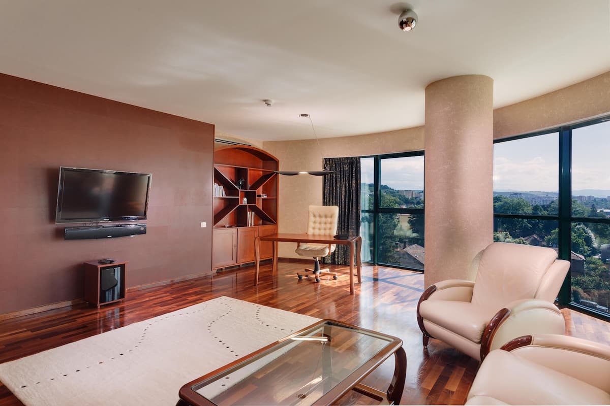 Suite presidencial, 1 cama King size, para no fumadores | Minibar, caja de seguridad en la habitación y escritorio