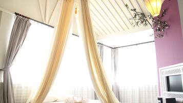 Minibar, in-room safe, desk, blackout curtains