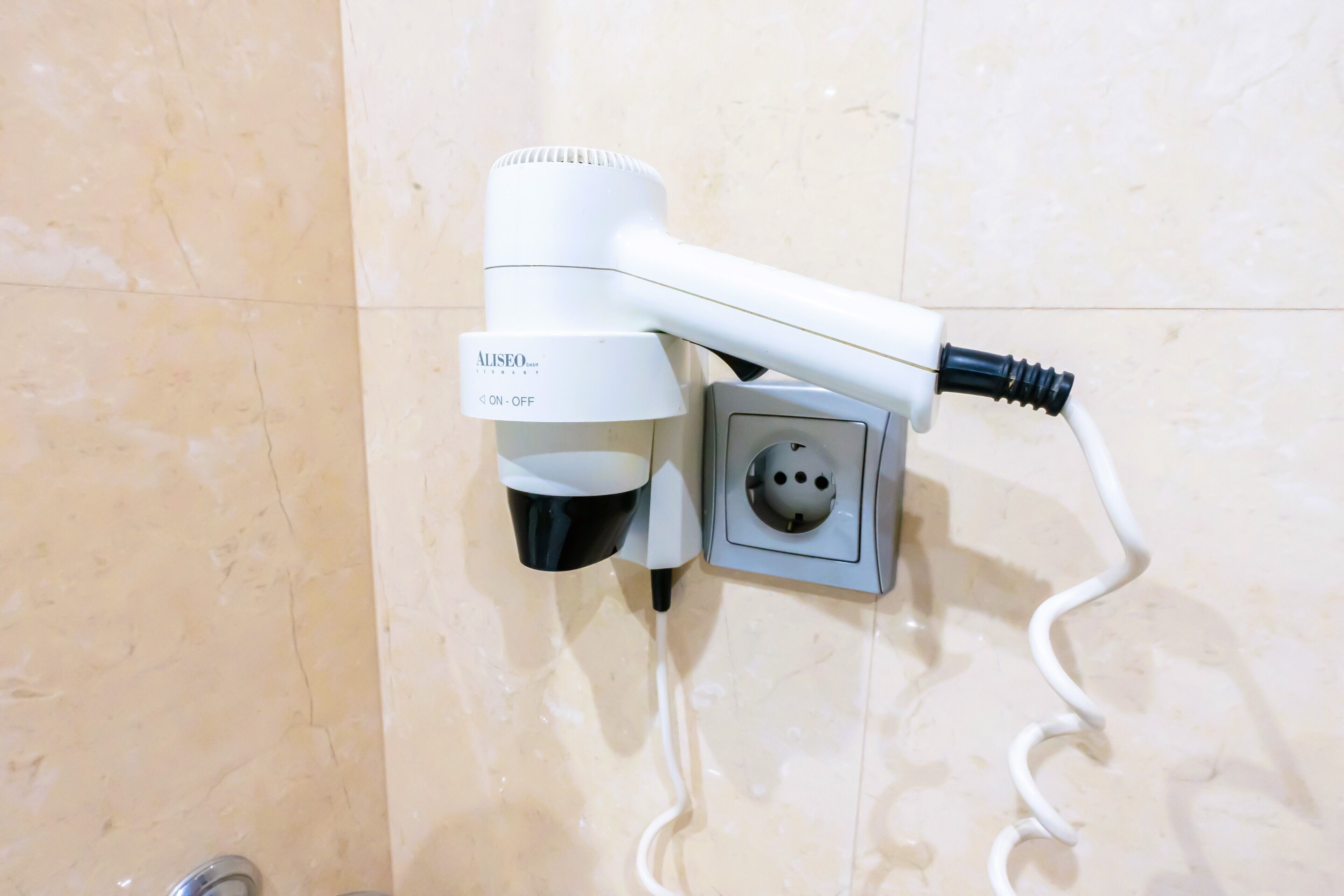 basic double room (2) | bathroom | hair dryer, towels
