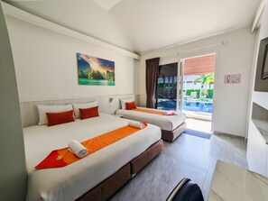 Superior Triple Room | Minibar, in-room safe, blackout curtains, soundproofing - Phuket Airport Hotel (Sa Khu)