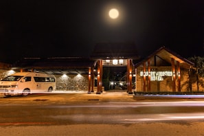 Front of property – evening/night