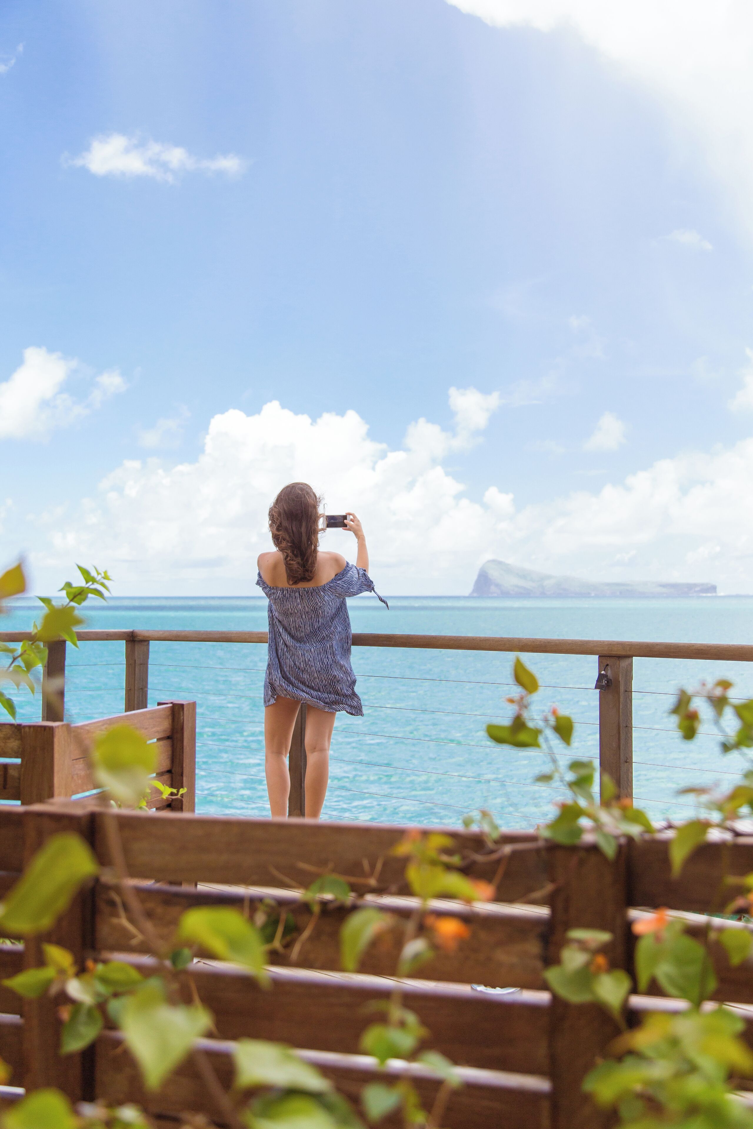 Blick von der Unterkunft