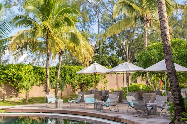 2 室外游泳池,日光浴躺椅