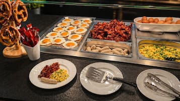뷔페 아침 식사