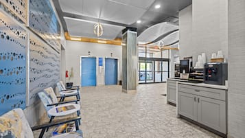 Sitteområde i lobbyen