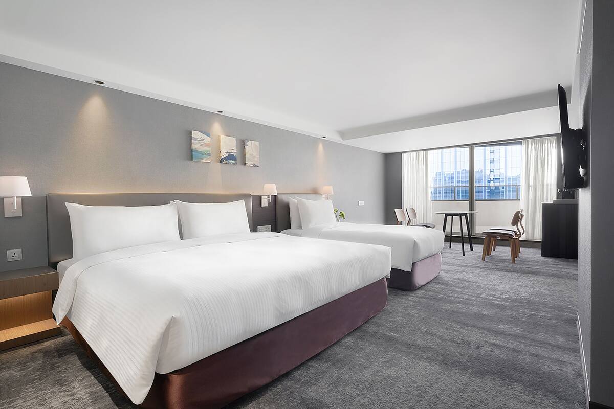 Exclusive Triple Room, Balcony | Down duvets, in-room safe, desk, laptop workspace