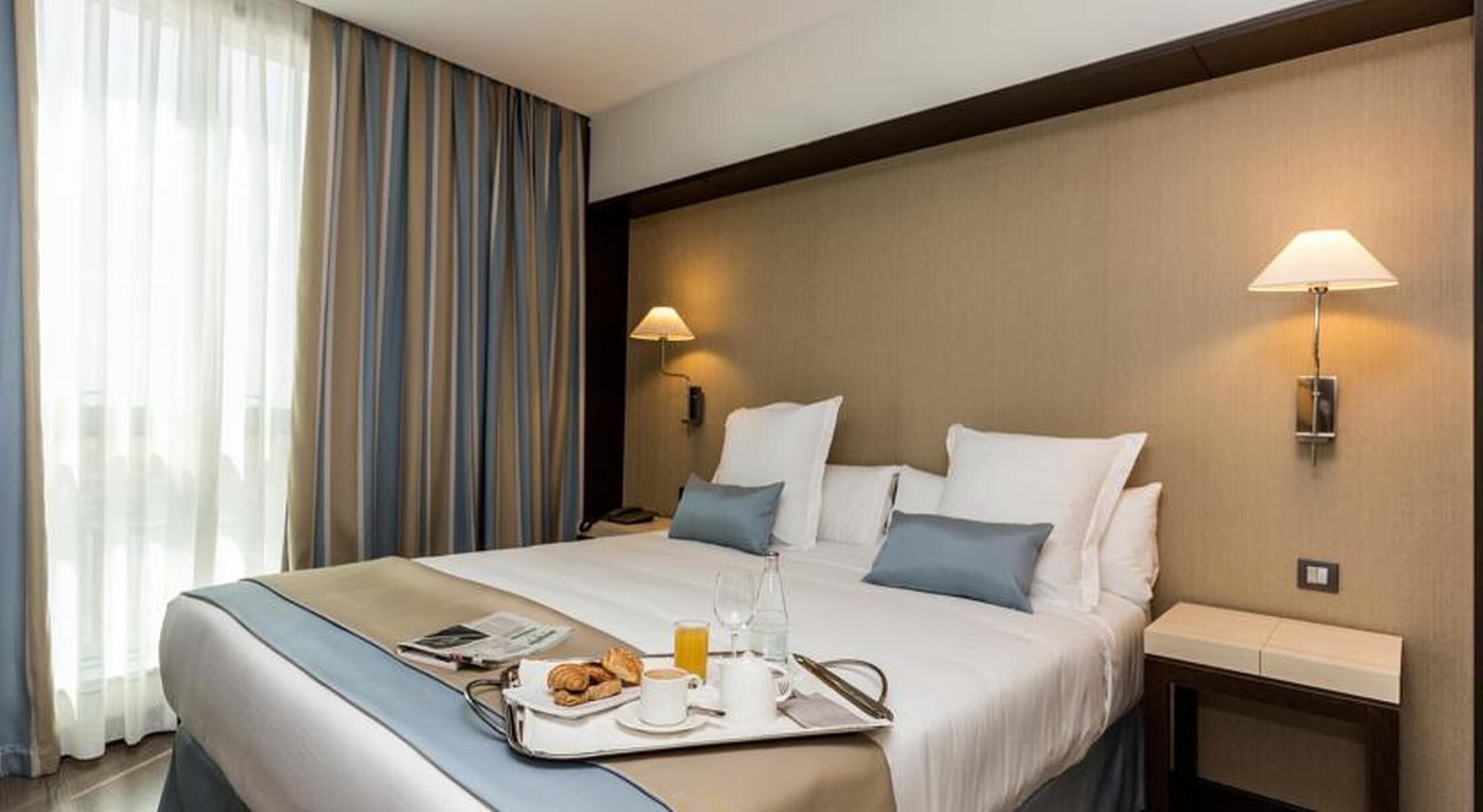 Minibar, in-room safe, desk, blackout curtains