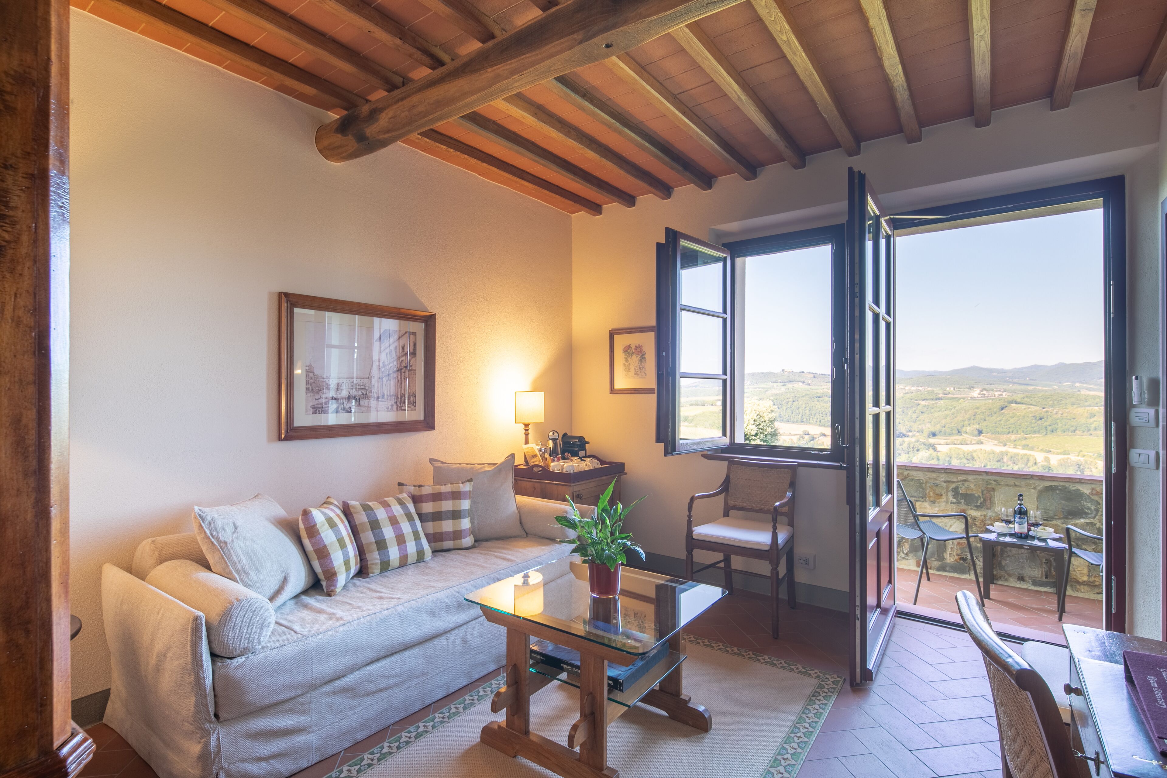 junior suite, terrace (triple) | living area | 40-inch tv with digital channels