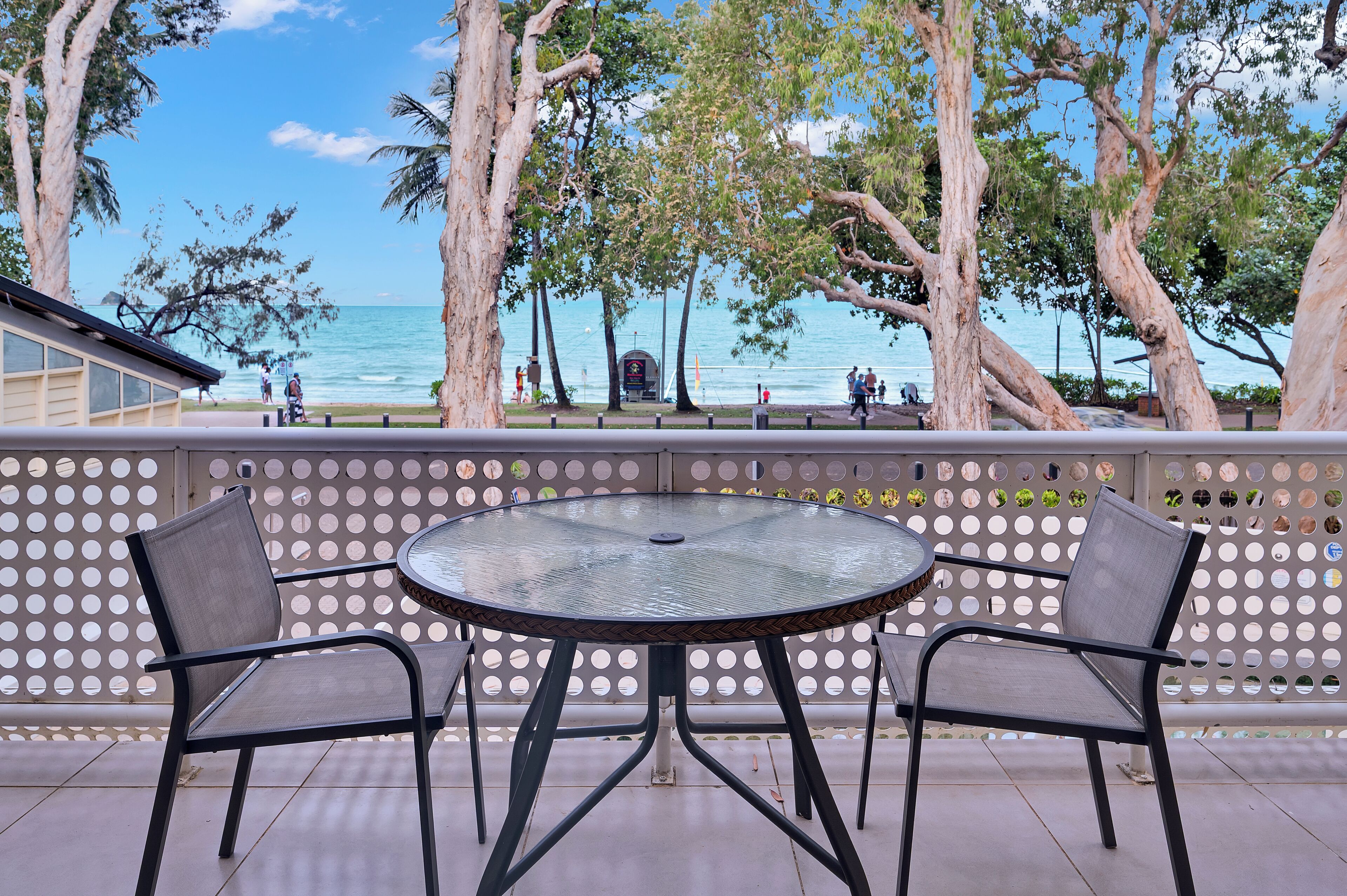 基本公寓, 1 間臥室, 海景 | 露台/庭院