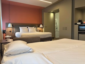 Superior Suite, Multiple Beds | Premium bedding, pillowtop beds, in-room safe, desk