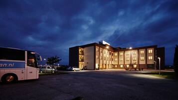 Front of property - evening/night