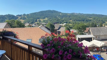 Blick von der Unterkunft