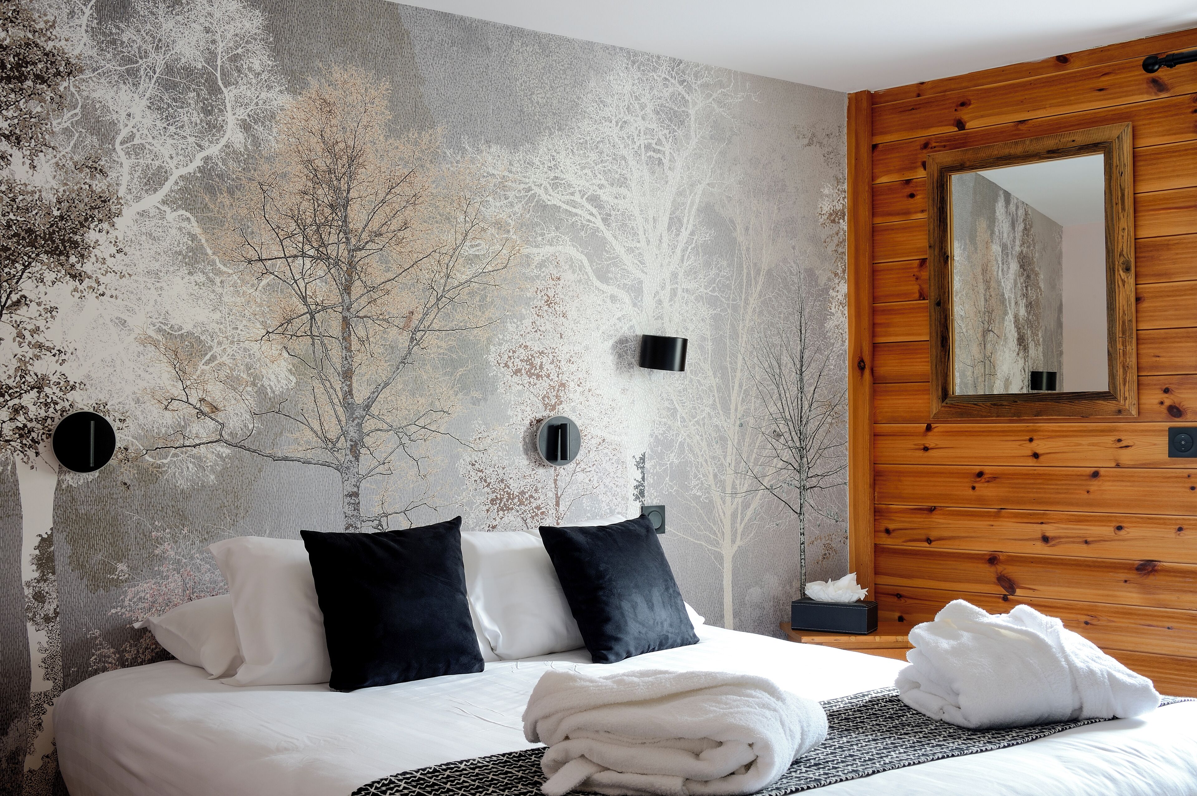 Literie de qualité supérieure, coffres-forts dans les chambres