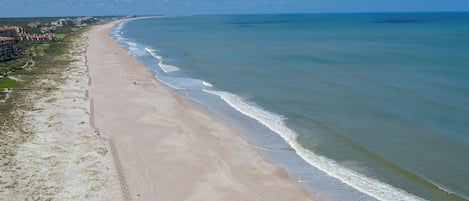 Vlak bij het strand