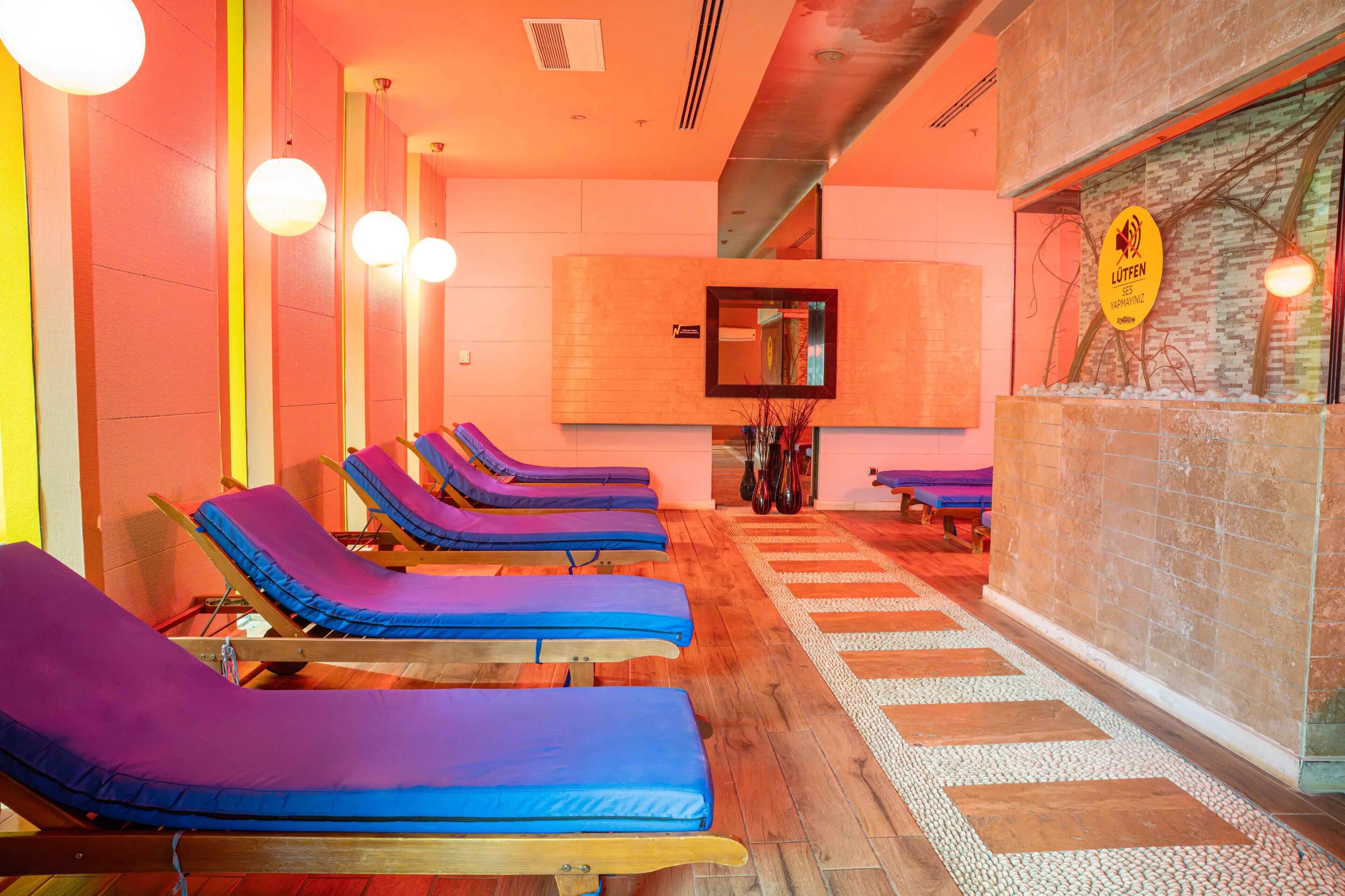 Manicures and pedicures, massages